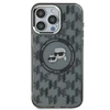 Apple iPhone 15 Pro Karl Lagerfeld IML Monogram Karl&amp;Choupette Head MagSafe (KLHMP15LHMCKMHK) dėklas telefonui juodos spalvos