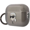 Apple AirPods Pro 2 Karl Lagerfeld Ikonik Karl Lagerfeld (KKLAP2HNIKTCK) ausinių dėklas juodos spalvos