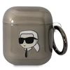 Apple AirPods ausinių dėklas Karl Lagerfeld Karl`s Head (KLA2HNIKTCK) juodos spalvos