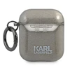 Apple AirPods ausinių dėklas Karl Lagerfeld Glitter Choupette (KLA2UCHGK) juodos spalvos