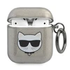 Apple AirPods ausinių dėklas Karl Lagerfeld Glitter Choupette (KLA2UCHGK) juodos spalvos