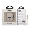 Apple AirPods ausinių dėklas Karl Lagerfeld Glitter Karl`s Head (KLA2UKHGD) aukso spalvos