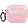 Karl Lagerfeld KLA3UCHGP AIRPODS 3 COVER Rožinis/Rožinis GLITTER CHOUPETTE