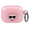 Karl Lagerfeld KLA3UCHGP AIRPODS 3 COVER Rožinis/Rožinis GLITTER CHOUPETTE