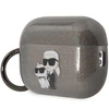 Apple AirPods Pro 2 Karl Lagerfeld Gliter Karl&amp;Choupette (KLAP2HNKCTGK) ausinių dėklas juodos spalvos