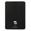 Karl Lagerfeld KLFC12OKMK Apple iPad 12.9" Pro 2021 Book dėklas planšetiniam kompiuteriui juodos spalvos Saffiano Karl Iconic