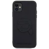 Karl Lagerfeld Rubber Karl Head 3D - dėklas skirtas Apple iPhone 11 Juodas