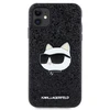 Apple iPhone 11 Karl Lagerfeld dėklas Glitter Choupette Patch (KLHCN61G2CPK) juodos spalvos