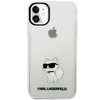 Apple iPhone 11 / XR Karl Lagerfeld dėklas Ikonik Choupette (KLHCN61HNCHTCT) skaidrus