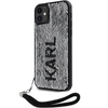 Apple iPhone 11 Karl Lagerfeld dėklas Sequins Cord (KLHCN61PSQRKS) sidabrinės spalvos