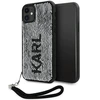Apple iPhone 11 Karl Lagerfeld dėklas Sequins Cord (KLHCN61PSQRKS) sidabrinės spalvos