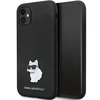 Apple iPhone 11 Karl Lagerfeld dėklas Silicone C Metal Pin (KLHCN61SMHCNPK) juodos spalvos