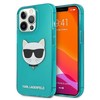 Dėklas Karl Lagerfeld HARDCASE KLHCP13LCHTRB IPHONE 13 PRO GLITTER CHOUPETTE FUN Mėlynas