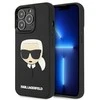 Karl Lagerfeld 3D Rubber Karl's Head - dėklas skirtas Apple iPhone 13 Pro juodos spalvos