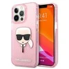 Dėklas Karl Lagerfeld KLHCP13LKHTUGLP, skirtas iPhone 13 Pro / 13, rožinis