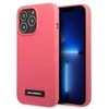 Apple iPhone 13 Pro Karl Lagerfeld dėklas Silicone Plaque (KLHCP13LSLMP1PI) rožinės spalvos
