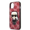 Apple iPhone 13 Mini Karl Lagerfeld dėklas Monogram Ikonik Patch raudonos spalvos