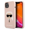 Telefono dėklas Karl Lagerfeld Liquid Silicone Karl Head Case, skirtas iPhone 13 mini