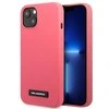 Apple iPhone 13 Mini Karl Lagerfeld dėklas silikoninis Plaque (KLHCP13SSLMP1PI) rožinės spalvos
