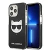 Karl Lagerfeld KLHCP13XTPECK Apple iPhone 13 Pro Max 6,7″ kietas dėklas juodos spalvos Choupette Head