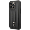 Dėklas Karl Lagerfeld KLHCP14LPSQPK iPhone 14 Pro 6,1" hardcase juoda/juodas Puffy Ikonik Pin