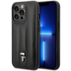 Dėklas Karl Lagerfeld KLHCP14LPSQPK iPhone 14 Pro 6,1" hardcase juoda/juodas Puffy Ikonik Pin