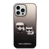 Dėklas Karl Lagerfeld KLHCP14LTGKCK iPhone 14 Pro 6.1 "hardcase juodas / juodas Gradient Ikonik Karl &amp; Choupette