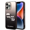 Dėklas Karl Lagerfeld KLHCP14LTGKCK iPhone 14 Pro 6.1 "hardcase juodas / juodas Gradient Ikonik Karl &amp; Choupette