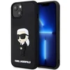 Apple iPhone 14 Plus Karl Lagerfeld dėklas Rubber Ikonik 3D (KLHCP14M3DRKINK) juodos spalvos