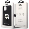 Apple iPhone 14 Plus Karl Lagerfeld dėklas Rubber Ikonik 3D (KLHCP14M3DRKINK) juodos spalvos