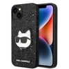 Apple iPhone 14 Plus Karl Lagerfeld dėklas Glitter Choupette Patch (KLHCP14MG2CPK) juodos spalvos