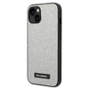 Dėklas Karl Lagerfeld KLHCP14MG2ELS iPhone 14 Plus 6.7 "hardcase sidabrinis / sidabrinis Glitter Plaque Logo