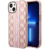 Dėklas Karl Lagerfeld KLHCP14MHKLSPCP IPHONE 14 PLUS / 15 PLUS 6.7 "HARDCASE Rožinis / Rožinis MONO VERTICAL STRIPE