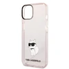 Dėklas Karl Lagerfeld KLHCP14MHNCHTCP IPHONE 14 PLUS / 15 PLUS 6.7 "Rožinis / Rožinis HARDCASE IKONIK CHOUPETTE