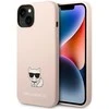 Dėklas Karl Lagerfeld KLHCP14MSLCTPI IPHONE 14 PLUS / 15 PLUS 6.7 "HARDCASE LIGHT Rožinis / LIGHT Rožinis SILICONE CHUPETTE BODY