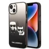 Dėklas Karl Lagerfeld KLHCP14MTGKCK IPHONE 14 PLUS / 15 PLUS 6.7 "HARDCASE JUODA / Juodas GRADIENT IKONIK KARL &amp; CHOUPETTE