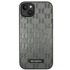Dėklas Karl Lagerfeld KLHCP14SSAKLHPG iPhone 14 6.1 "hardcase pilka / pilka Saffiano Mono Metal Logo