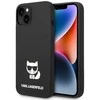 Karl Lagerfeld Choupette Body - dėklas skirtas Apple iPhone 14 Juodas