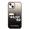 Dėklas Karl Lagerfeld KLHCP14STGKCK iPhone 14 6,1 "hardcase juodas / juodas Gradient Ikonik Karl &amp; Choupette