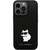 Dėklas Karl Lagerfeld KLHCP14XSMHCNPK IPHONE 14 PRO MAX 6.7 "Juodas/Juodas HARDCASE SILICONE C METAL PIN