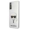 Samsung Galaxy S21 Plus Karl Lagerfeld dėklas Karl`s Head (KLHCS21MKTR) skaidrus