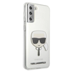 Samsung Galaxy S21 Plus Karl Lagerfeld dėklas Karl`s Head (KLHCS21MKTR) skaidrus