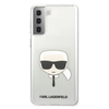 Samsung Galaxy S21 Plus Karl Lagerfeld dėklas Karl`s Head (KLHCS21MKTR) skaidrus