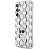 Samsung Galaxy S23 FE Karl Lagerfeld dėklas Monogram Choupette (KLHCS23FEHNCMKLT) skaidrus