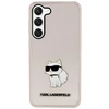 Samsung Galaxy S23 Plus Karl Lagerfeld dėklas Ikonik Choupette (KLHCS23MHNCHTCP) rožinės spalvos
