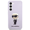 Karl Lagerfeld KLHCS23MSNIKBCU S23+ S916 kietas dėklas violetinės spalvos Silicone Ikonik