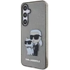 Samsung Galaxy S24 Plus Karl Lagerfeld dėklas Glitter Karl&amp;Choupette (KLHCS24MHNKCTGK) juodos spalvos