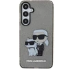 Samsung Galaxy S24 Plus Karl Lagerfeld dėklas Glitter Karl&amp;Choupette (KLHCS24MHNKCTGK) juodos spalvos