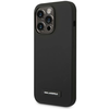 Dėklas Karl Lagerfeld KLHMP14LSLMP1K iPhone 14 Pro 6,1" hardcase juoda/juodas Silicone Plaque Magsafe