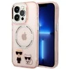 Apple iPhone 14 Pro Max Karl Lagerfeld dėklas Karl &amp; Choupette Aliuminio Magsafe (KLHMP14XHKCP) rožinės spalvos